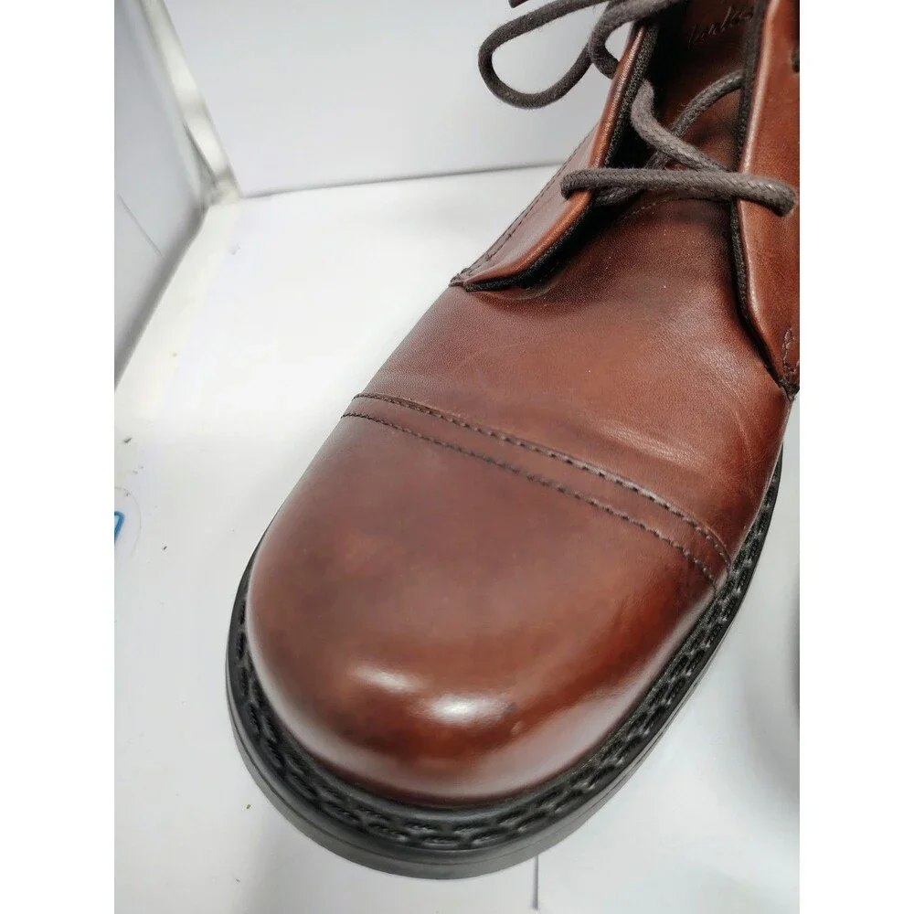 CLARKS XTR Lite Chukka Boots Brown Leather Lace Up Shoes Men’s Sz 9.5
